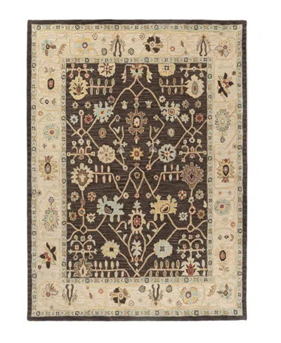 Lr Home Thistledown Cai-076 7'9" X 9'9" Area Rug In Brown,ivory