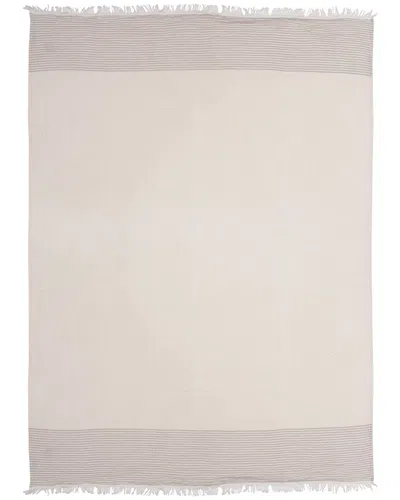 Lr Home Throw Blanket 47 X 60 In Gray