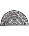 Lr Home Traditional Medallion Hand-woven Wool Hearth Area Rug