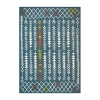 Lr Home Tribal Eclectic 24"x36" Indoor Outdoor Rectangular Accent Rug In Blue