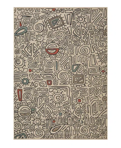 Lr Home Trixie 8'x9'9" Area Rug In Ivory