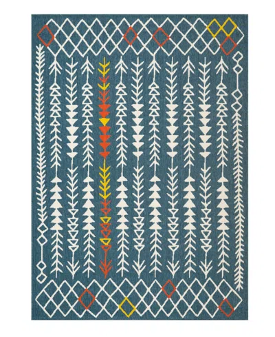 Lr Home Trixie 8'x9'9" Area Rug In Ivory,navy