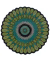 Lr Home Valentin Vlnta-540 3' X 3' Round Area Rug