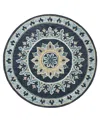 Lr Home Valentin Vlnta-569 7' X 7' Round Area Rug