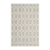 Lr Home Vanessa Geometric Hi-low Modern Indoor Outdoor Rectangular Area Rug In Gray