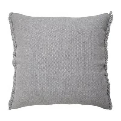Lr Home Vanita Solid Square Throw Pillow In Gray