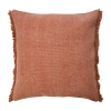 Lr Home Vanita Solid Square Throw Pillow In Orange