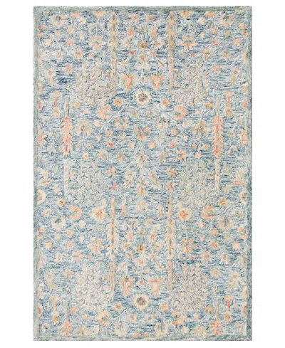 Lr Home Varana Varna8192a 7'9" X 9'9" Area Rug In Blue,ivory