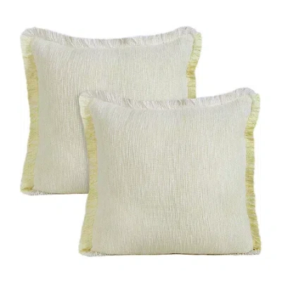 Lr Home Vera Casual Square Decorative Throw Pillow In Green