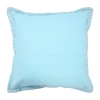 Lr Home Vinay Solid Square Throw Pillow In Blue