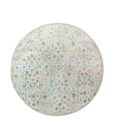 Lr Home Vintage Vinta-81922 Round Area Rug, 8'6 X 8'6 In Sage