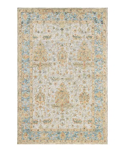 Lr Home Vintage Vinta-81924 Area Rug, 2' X 3' In Ivory/ Blue