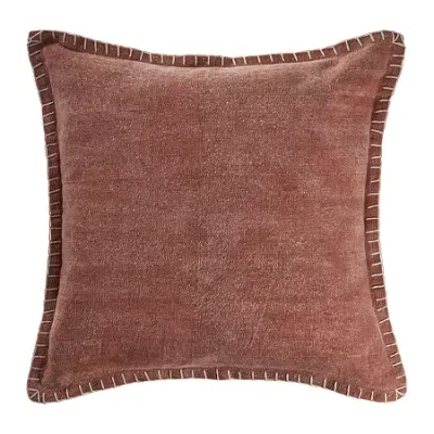 Lr Home Vishal Square Throw Pillow In Red