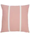 Lr Home Vivian Simple Stripe Indoor/outdoor Throw Pillow In Pink