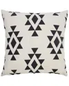 Lr Home Vivian Southwestern Geometric Indoor/outdoor Throw Pillow In Black