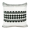 Lr Home Wali Geometric Square Throw Pillow In Black