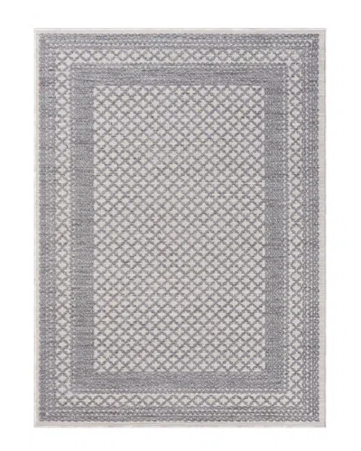 Lr Home Winona Bordered Indoor/outdoor Area Rug In Blue