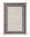 Lr Home Winona Bordered Pet Yarn Indoor Outdoor Rectangular Area Rug In Ivory