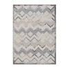 Lr Home Winona Chevron Pet Yarn Indoor Outdoor Rectangular Area Rug In Gray