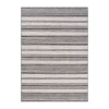 Lr Home Winona Multi Stripe Pet Yarn Indoor Outdoor Rectangular Area Rug In White