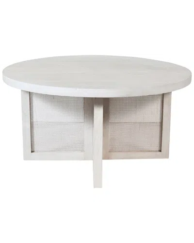 Lr Home Wyeth Handmade Coffee Table In White