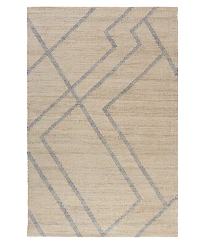 Lr Home Xanda Wil-575 7'9"x9'9" Area Rug In Blue,tan