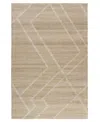 Lr Home Xanda Wil-575 7'9"x9'9" Area Rug In Sage,tan