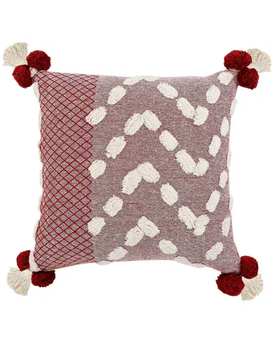 Lr Home Zeal Pom Throw Pillow