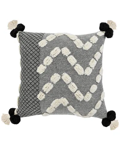 Lr Home Zeal Pom Throw Pillow