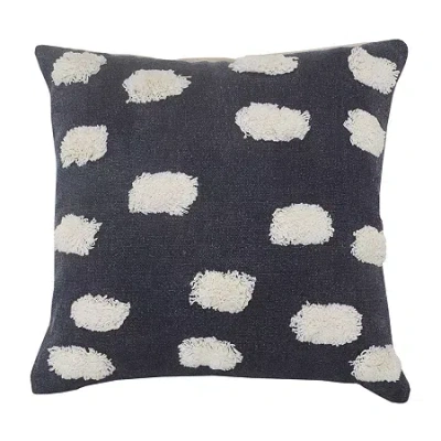 Lr Home Zoya Modern Square Throw Pillow In Blue