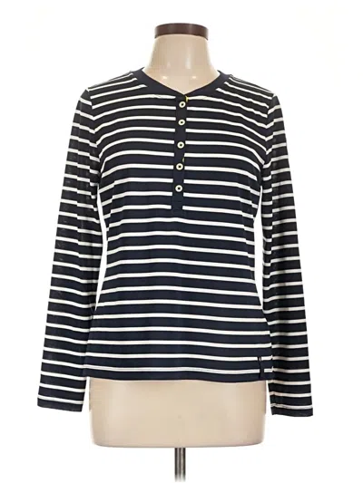 Pre-owned L-rl Lauren Active Ralph Lauren Long Sleeve Henley Shirt In Blue