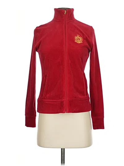 Pre-owned L-rl Lauren Active Ralph Lauren Track Jacket In Red