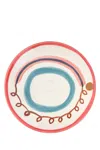 Lrnce Embellished Ceramic Plate