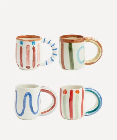 Lrnce Phil Mugs Set Of Four In Multi