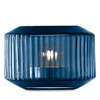 Lsa -international Rotunda Tea Light Holder/vase In Blue