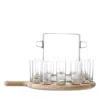 Lsa 14 Piece Shot Serving Set In Clear