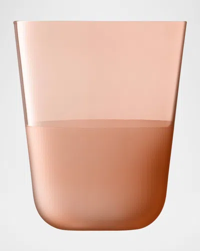 Lsa Arc Contrast 13 Oz. Tumblers, Set Of 4 In Pink