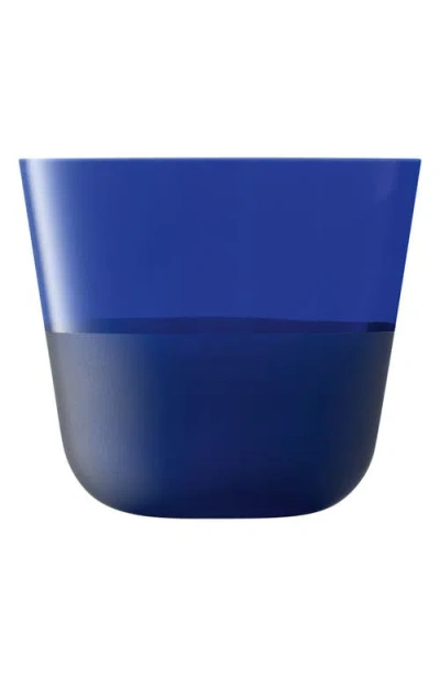 Lsa Arc Contrast Set Of 4 Glass Tumblers In Blue