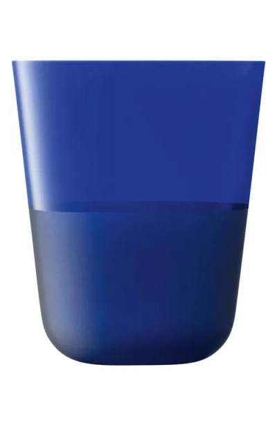 Lsa Arc Contrast Set Of 4 Glass Tumblers In Blue