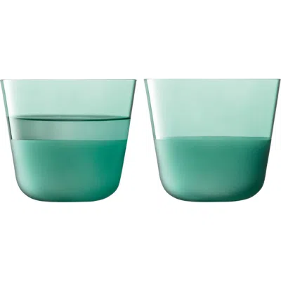 Lsa Arc Contrast Set Of 4 Tumblers In Teal