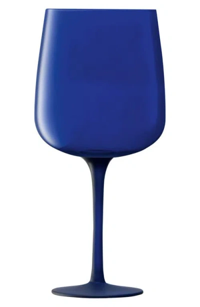 Lsa Arc Contrast Set Of 4 Wine Glasses In Blue