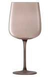 Lsa Arc Contrast Set Of 4 Wine Glasses In Brown