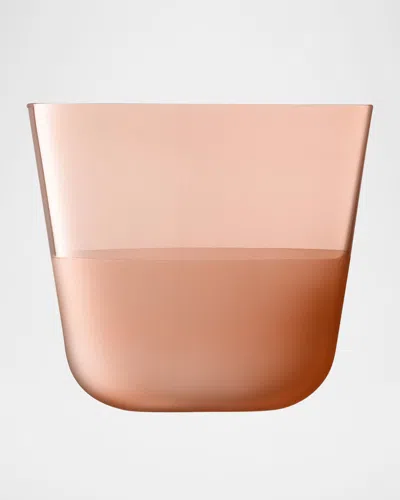 Lsa Arc Contrast Tumblers, Set Of 4 In Amber