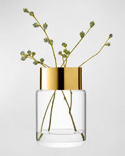 Lsa Aurum Medium Lantern Vase In Multi