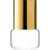 Lsa Aurum Tealight/vase In Clear/gold