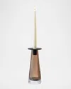 Lsa Beacon 9" Candle Holder/vase In Brown