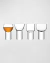 Lsa Boris Liqueur Glasses, Set Of 4 In Transparent