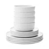 Lsa Collective 12 Piece Dinnerware Set, Service For 4 In White