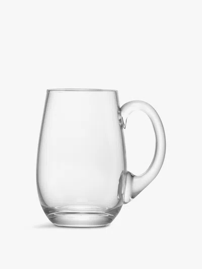Lsa Curved Beer Tankard In Clear