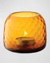 Lsa Dapple Tea Light Vase In Amber